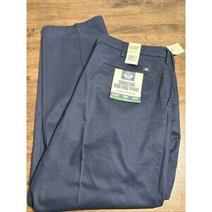 Dockers Men's Pants Navy Blue Signature Iron Free Khaki Classic Fit 40x29 NWT